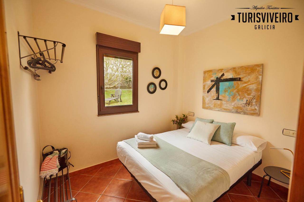 Casa En La Playa De Area Con Finca Privada Вивейро Экстерьер фото