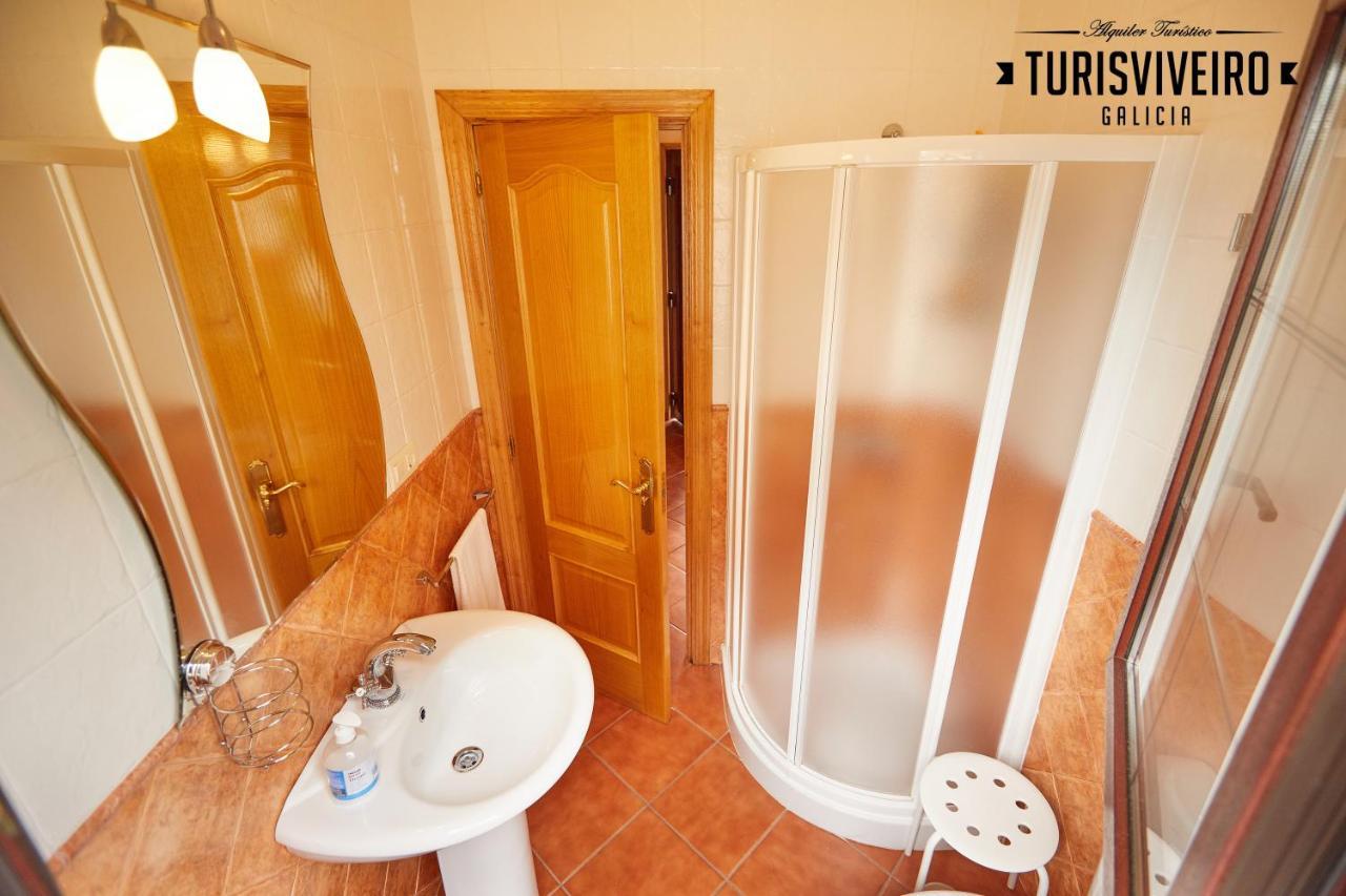 Casa En La Playa De Area Con Finca Privada Вивейро Экстерьер фото